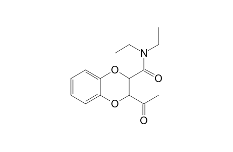 cis-3-Acetyl-N,N-diethyl-2,3-dihydro[1,4]benzodioxin-2-carboxamide