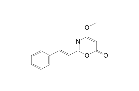 6H-1,3-Oxazin-6-one, 4-methoxy-2-styryl-