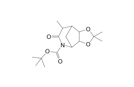 2-tert-Butyloxycarbonyl-6-exo,7-exo-isopropylidenedioxy-2-azabicyclo[3.2.1]octan-3-one