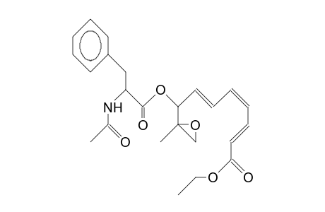 8-(2'-Acetylamido-3'-phenylpropionyloxy)-9,10-epoxy-9-methyl-deca-2E,4Z,6E-trienoic acid, ethyl ester