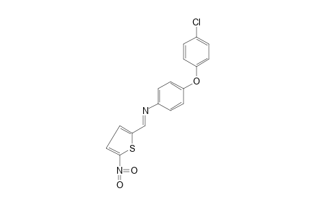 2-{N-[p-(p-chlorophenoxy)phenyl]formimidoyl}-5-nitrothiophene