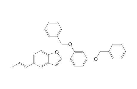 (E/Z)-2-(2,4-Dibenzyloxyphenyl)-5-(propenyl)benzofuran