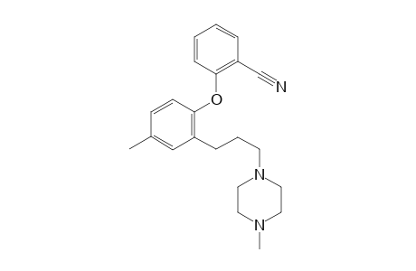 2-(4-Methyl-2-(3-(4-methylpiperazin-1-yl)propyl)phenoxy)benzonitrile