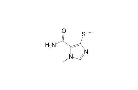 1-methyl-4-(methylthio)imidazole-5-carboxamide