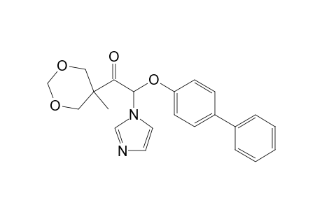 Ethanone, 2-([1,1'-biphenyl]-4-yloxy)-2-(1H-imidazol-1-yl)-1-(5-methyl-1,3-dioxan-5-yl)-