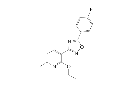 2-Ethoxy-3-[5-(4-fluorophenyl)-1,2,4-oxadiazol-3-yl]-6-methylpyridine