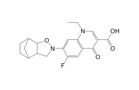 1-Ethyl-6-fluoro-7-(3-oxa-4-aza-tricyclo[5.2.1.0*2,6*]dec-4-yl)-4-oxo-1,4-dihydro-quinoline-3-carboxylic acid