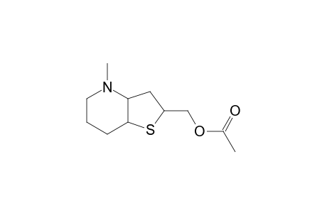 2,5-METHANOTHIENO[3,2-b]PYRIDIN-8-OL, OCTAHYDRO-4-METHYL-, ACETATE (ESTER), (2alpha,3Abeta,5alpha,7Abeta,8R*)-