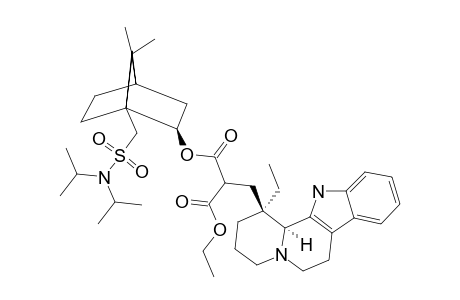 #8;ETHYL-[(1''S,2''R,4''R)-N,N-DIISOPROPYLBORNAN-10''-SULFONAMIDE-2''-YL]-2-[(1'-ALPHA-ETHYL-1',2',3',4',6',7',12',12B'-ALPHA-OCTAHYDROINDOLO-[2',3'-A]-QUINOLIZIN-