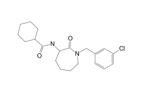 N-[1-(3-Chlorobenzyl)-2-oxoazepan-3-yl]cyclohexanecarboxamide