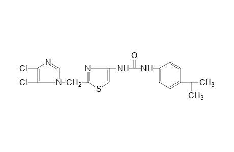 1-(p-cumenyl)-3-{2-[(4,5-dichloroimidazol-1-yl)methyl]-4-thiazolyl}urea