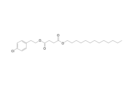 Succinic acid, 4-chlorophenethyl tridecyl ester