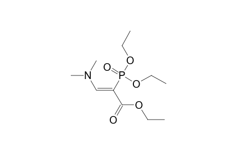 2-Diethoxyphosphinyl-3-dimethylaminopropenoic acid, ethyl ester