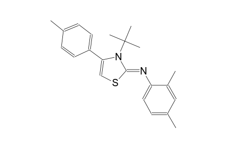 N-((2Z)-3-tert-butyl-4-(4-methylphenyl)-1,3-thiazol-2(3H)-ylidene)-2,4-dimethylaniline