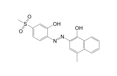 1-Naphthalenol, 2-[2-[2-hydroxy-4-(methylsulfonyl)phenyl]diazenyl]-4-methyl-