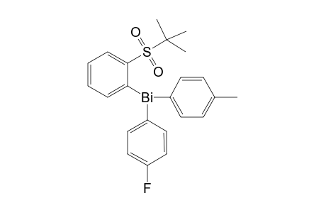 (2-tert-butylsulfonylphenyl)-(4-fluorophenyl)-(4-methylphenyl)bismuthane