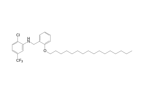 6-chloro-N-[o-(hexadecyloxy)benzyl]-alpha,alpha,alpha-trifluoro-m-toluidine