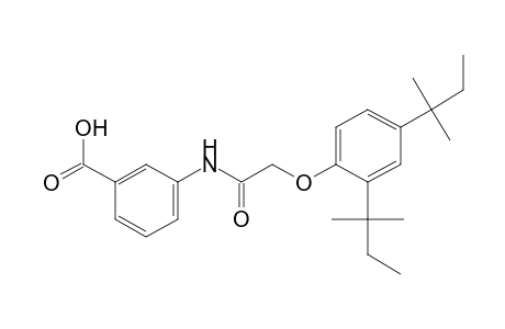 m-[2-(2,4-di-tert-pentylphenoxy)acetamido]benzoic acid