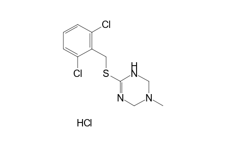 6-[(2,6-dichlorobenzyl)thio]-3-methyl-1,2,3,4-tetrahydro-s-triazine, monohydrochloride