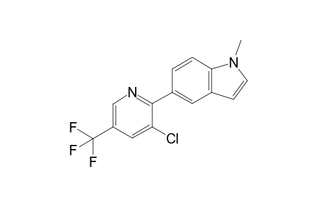 5-(3-chloro-5-(trifluoromethyl)pyridin-2-yl)-1-methyl-1H-indole