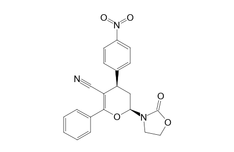 (2rs,4sr)-3,4-Dihydro-4-(p-nitrophenyl)-6-phenyl-2-(2'-oxo-3'-oxazolidinyl)-2H-pyran-5-carbonitrile