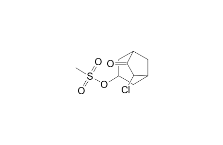 Bicyclo[3.2.1]octan-6-one, 7-chloro-3-[(methylsulfonyl)oxy]-, (3-exo,7-endo)-