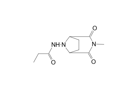 N-methyl-1-propionamido-2,5-pyrrolidinedicarboximide