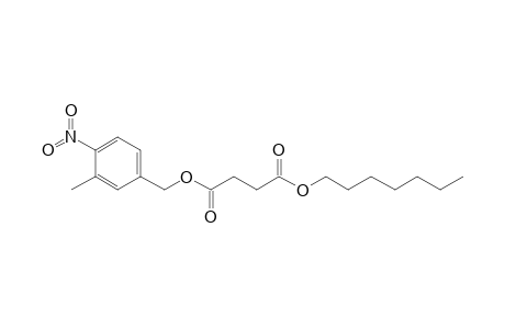 Succinic acid, heptyl 3-methyl-4-nitrobenzyl ester