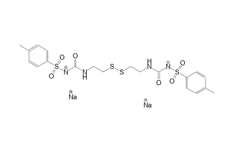 1,1'-(dithiodiethylene)bis[3-(p-tolylsulfonyl)urea], disodium salt