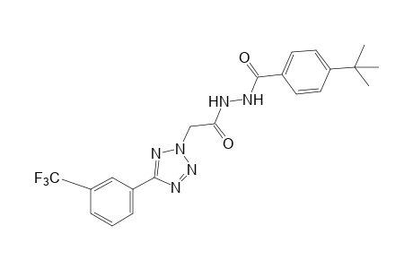 1-(p-tert-butylbenzoyl)-2-{[5-(alpha,alpha,alpha-trifluoro-m-tolyl)-2H-tetrazol-2-yl]acetyl}hydrazine