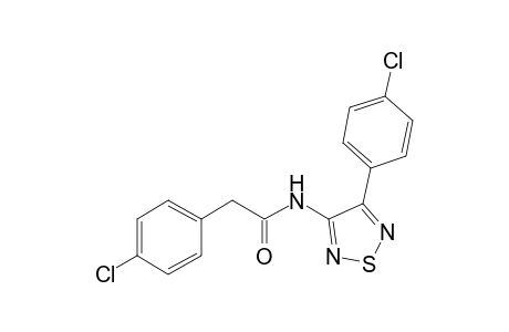 2-(4-Chlorophenyl)-N-[4-(4-chlorophenyl)-1,2,5-thiadiazol-3-yl]acetamide