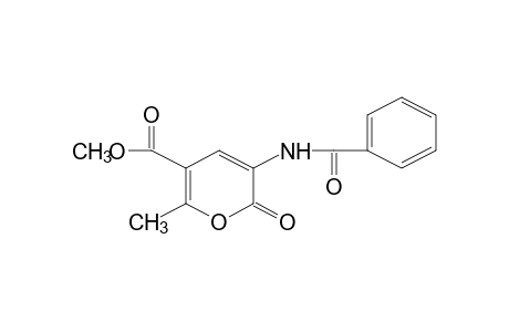 3-BENZAMIDO-6-METHYL-2-OXO-2H-PYRAN-5-CARBOXYLIC ACID, METHYL ESTER