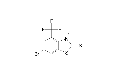 6-Bromo-4-(trifluoromethyl)benzo[D]thiazole-2(3H)-thione, N-methyl