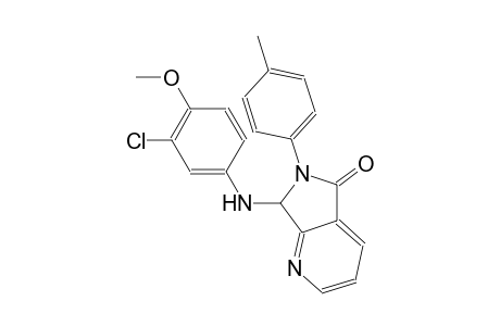 5H-pyrrolo[3,4-b]pyridin-5-one, 7-[(3-chloro-4-methoxyphenyl)amino]-6,7-dihydro-6-(4-methylphenyl)-