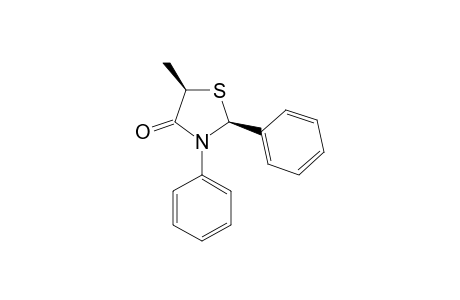 CIS-2,3-DIPHENYL-5-METHYL-1,3-THIAZOLIDIN-4-ONE
