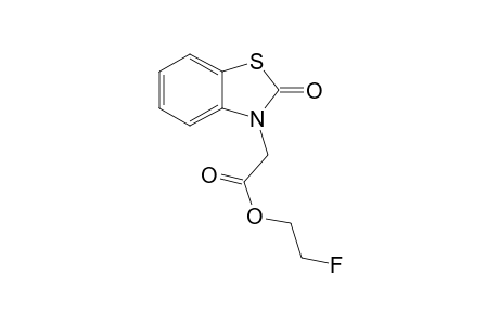 2-Fluoroethyl (2-oxo-1,3-benzothiazol-3(2H)-yl)acetate