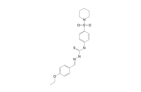 1-(p-ethoxybenzylidene)-4-[p-(piperidinosulfonyl)phenyl]-3-thiosemicarbazide
