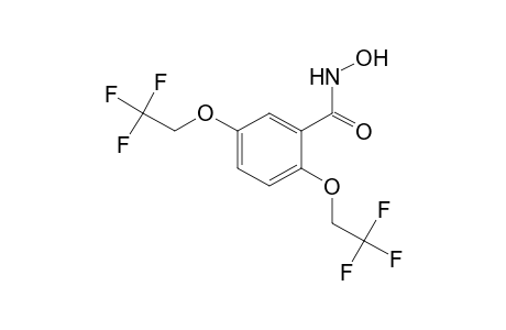 2,5-BIS(2,2,2-TRIFLUOROETHOXY)BENZOHYDROXAMIC ACID