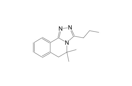 5,5-dimethyl-3-propyl-5,6-dihydro[1,2,4]triazolo[3,4-a]isoquinoline