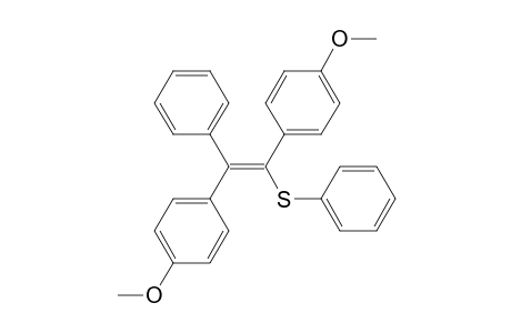 1,2-bis(p-Methoxyphenyl)-1-(phenylthio)-2-phenylethene