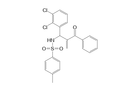 N-[1-[2,3-bis(chloranyl)phenyl]-2-(phenylcarbonyl)prop-2-enyl]-4-methyl-benzenesulfonamide