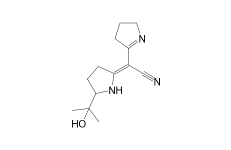 (4,5-Dihydro-3H-pyrrol-2-yl)-[5-(1-hydroxy-1-methyl-ethyl)-pyrrolidin-2-ylidene]-acetonitrile