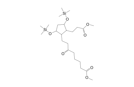 Cyclopentaneoctanoic acid, 2-(3-methoxy-3-oxopropyl)-.epsilon.-oxo-3,5-bis[(trimethylsilyl)oxy]-, methyl ester, [1R-(1.alpha.,2.beta.,3.beta.,5.alpha.)]-