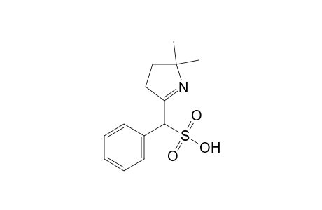 2H-Pyrrole-5-methanesulfonic acid, 3,4-dihydro-2,2-dimethyl-.alpha.-phenyl-