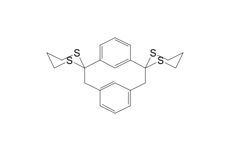 Dispiro[1,3-dithiane-2,2'-tricyclo[9.3.1.14,8]hexadeca[1(15),4,6,8(16),11,13]hexaene-10',2''-[1,3]dithiane]