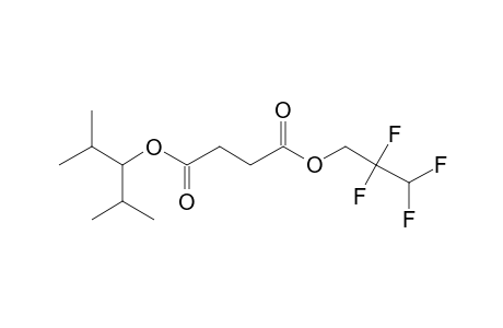 Succinic acid, 2,2,3,3-tetrafluoropropyl 2,4-dimethylpent-3-yl ester