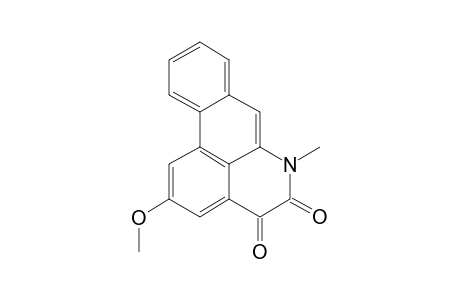 N,O-DIMETHYL-1-DESMETHOXY-4,5-DIOXODEHYDRO-ASIMILOBINE