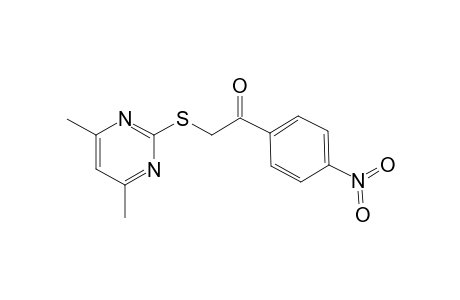 2-[(4,6-Dimethyl-2-pyrimidinyl)sulfanyl]-1-(4-nitrophenyl)ethanone