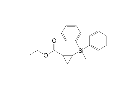 ethyl- 2-(methyldiphenylsilyl)cyclopropanecarboxylate