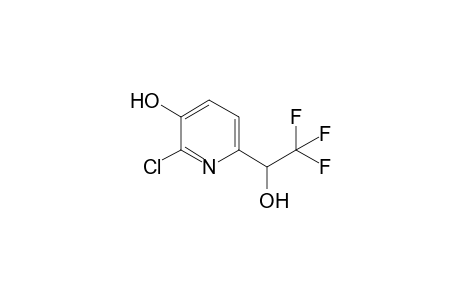 2-CHLORO-3-HYDROXY-6-(1-HYDROXY-2,2,2-TRIFLUOROETHYL)-PYRIDINE